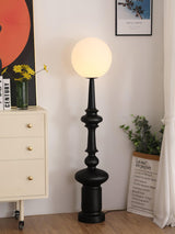 Roman Column Ambient Floor Lamp Classical Resin Standing Light for Living Room Bedroom