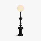 Roman Column Ambient Floor Lamp Classical Resin Standing Light for Living Room Bedroom