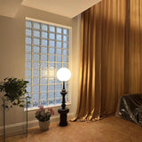 Roman Column Ambient Floor Lamp Classical Resin Standing Light for Living Room Bedroom