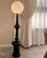 Roman Column Ambient Floor Lamp Classical Resin Standing Light for Living Room Bedroom