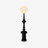 Roman Column Ambient Floor Lamp Classical Resin Standing Light for Living Room Bedroom