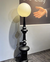 Roman Column Ambient Floor Lamp Classical Resin Standing Light for Living Room Bedroom