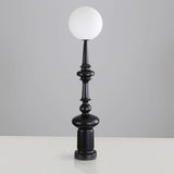 Roman Column Ambient Floor Lamp Classical Resin Standing Light for Living Room Bedroom
