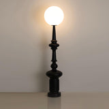 Roman Column Ambient Floor Lamp Classical Resin Standing Light for Living Room Bedroom