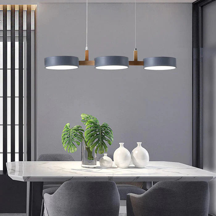 Nordic Modern Metal Cylinder Pendant Light