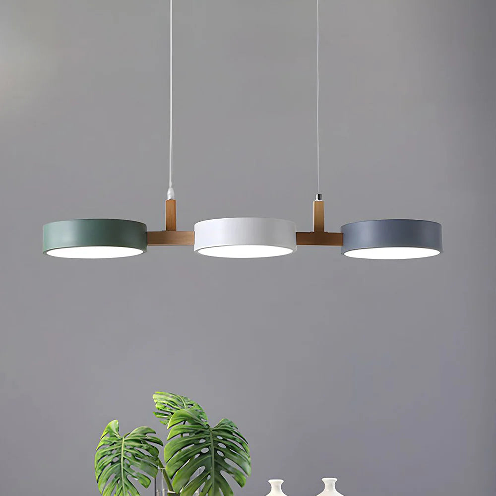 Nordic Modern Metal Cylinder Pendant Light