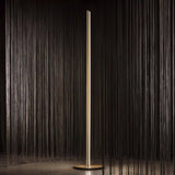 Modern Architectural LED Torchiere Floor Lamp with Minimalist Grid Design