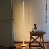 Modern Architectural LED Torchiere Floor Lamp with Minimalist Grid Design