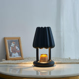 Modern Coral Ice Cream Accent Table Lamp Sculptural Flocking Resin Lighting