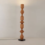 Modern Costantina Geometric Tower Floor Lamp with Diamond LED Segments
