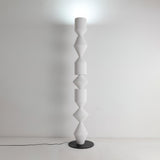 Modern Costantina Geometric Tower Floor Lamp with Diamond LED Segments