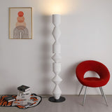 Modern Costantina Geometric Tower Floor Lamp with Diamond LED Segments