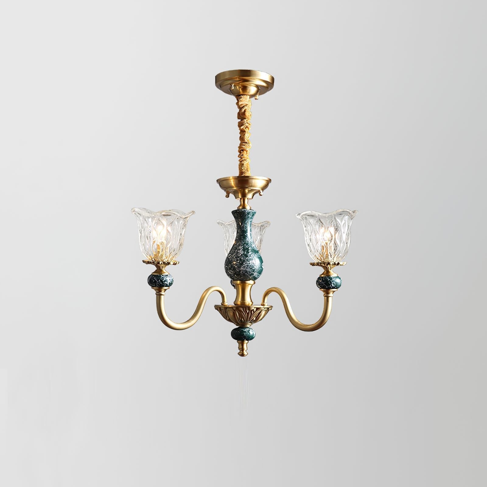 vintage-green-ceramic-and-brass-chandelier-luxury-copper-pendant-ceiling-light