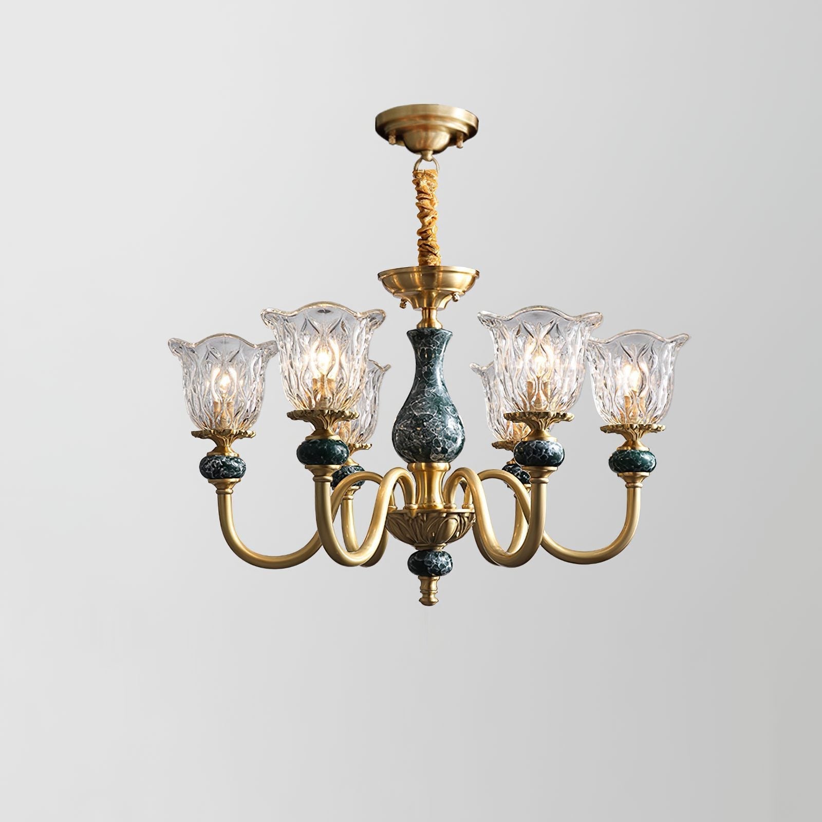 vintage-green-ceramic-and-brass-chandelier-luxury-copper-pendant-ceiling-light