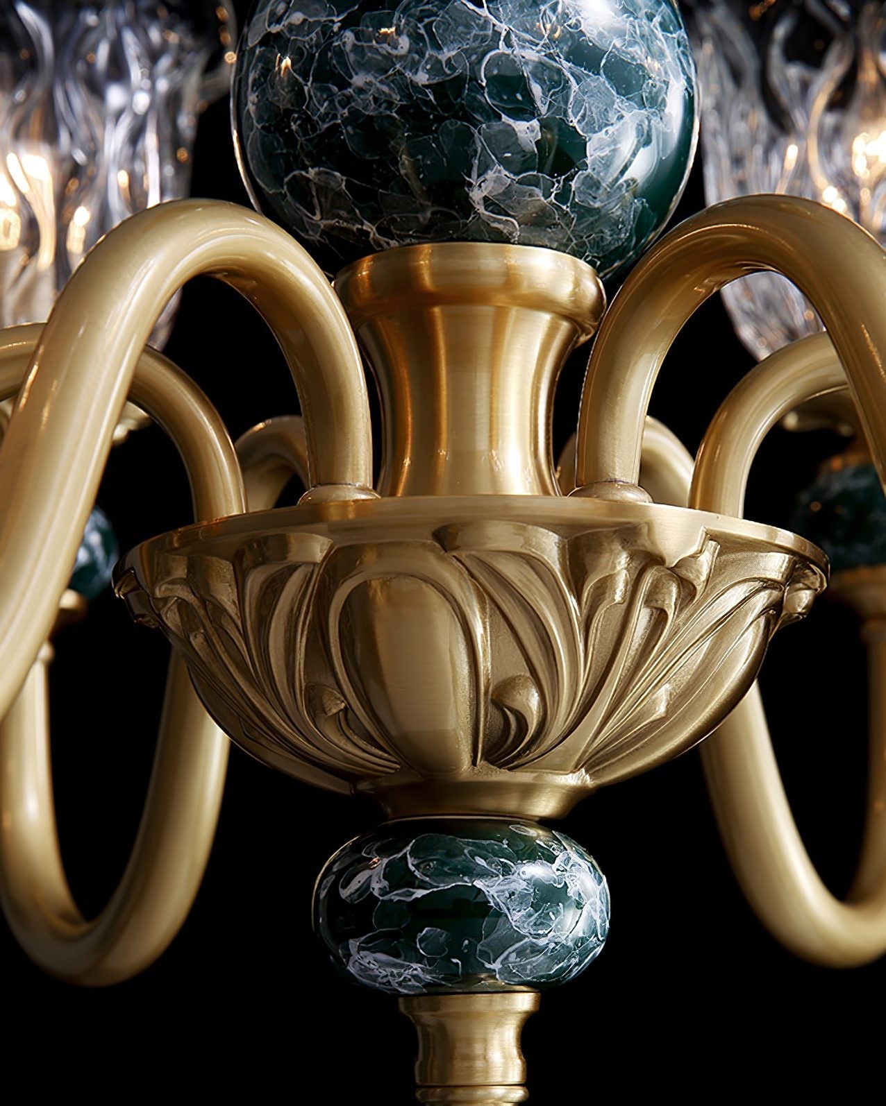 vintage-green-ceramic-and-brass-chandelier-luxury-copper-pendant-ceiling-light