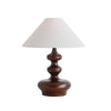 Modern Creative Gourd Table Lamp Ash Wood Nightstand Light for Bedroom and Living Room