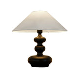 Modern Creative Gourd Table Lamp Ash Wood Nightstand Light for Bedroom and Living Room