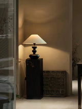 Modern Creative Gourd Table Lamp Ash Wood Nightstand Light for Bedroom and Living Room