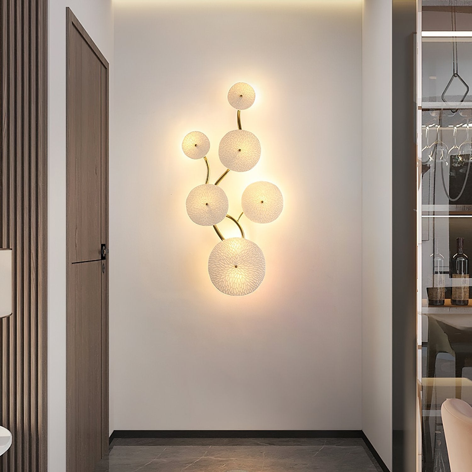 elegant-ceramic-lotus-leaf-wall-sconce-modern-gold-finish-light-for-living-room