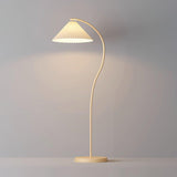 Mid Century Modern Pleated Shade Floor Lamp Retro Elegant Standing Light for Living Room