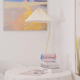 Mid Century Modern Pleated Shade Floor Lamp Retro Elegant Standing Light for Living Room