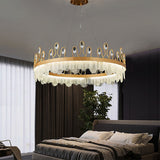 luxury-crown-design-glass-crystal-pendant-light-gold-finish-integrated-led-chandelier