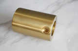 Clear Crystal Glass Sphere Table Lamp with Brass Base and G9 LED Bulb for Bedroom
