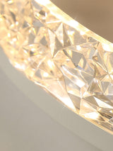 Modern Round Crystal Embedded LED Ceiling Light Flush Mount Fixture