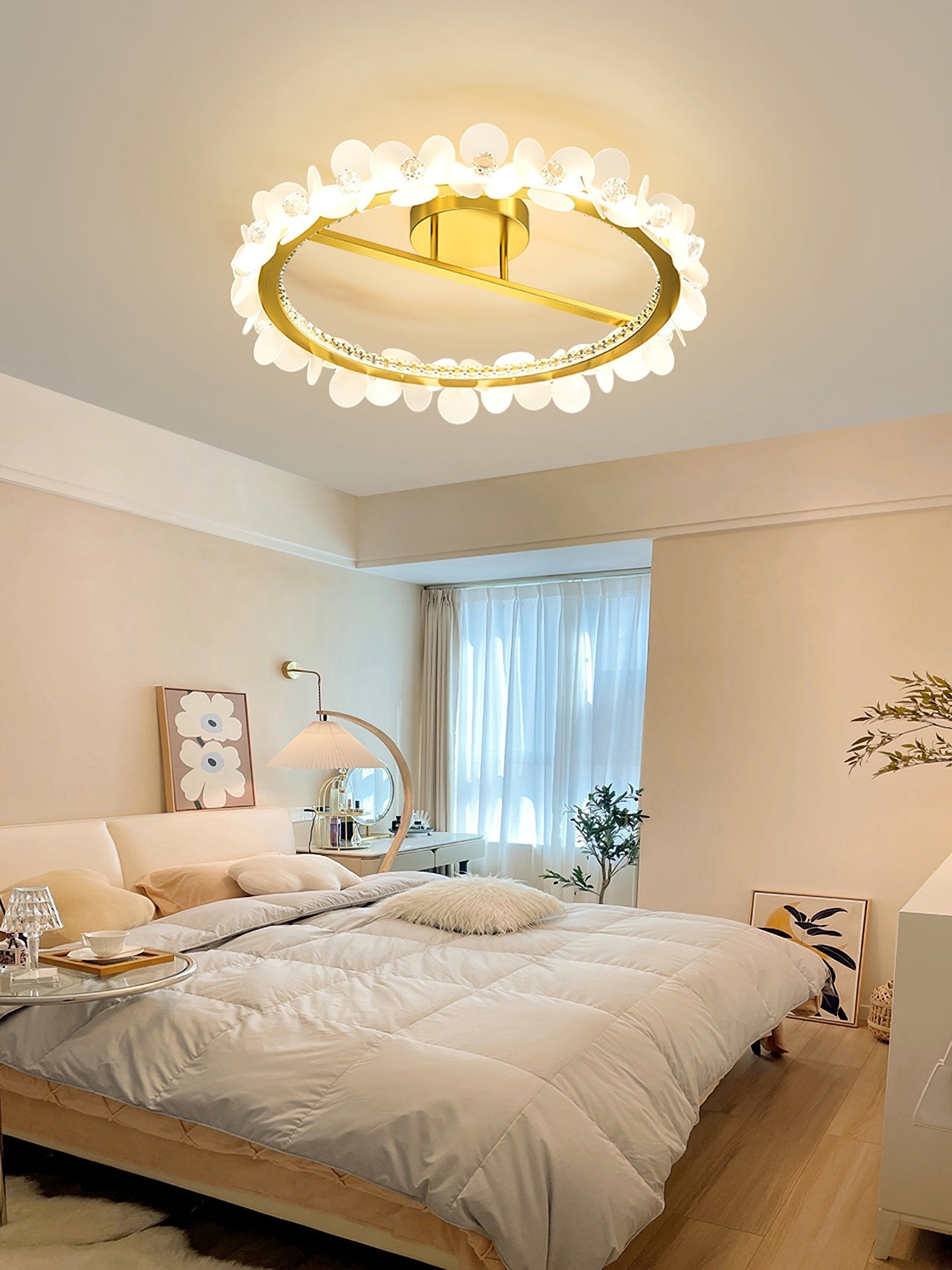 modern-gold-crystal-petal-led-ceiling-light-flush-mount-fixture-for-bedroom-and-living-room