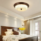 modern-walnut-wood-grain-crystal-glass-dome-led-ceiling-light-for-living-room