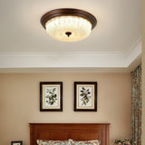 modern-walnut-wood-grain-crystal-glass-dome-led-ceiling-light-for-living-room