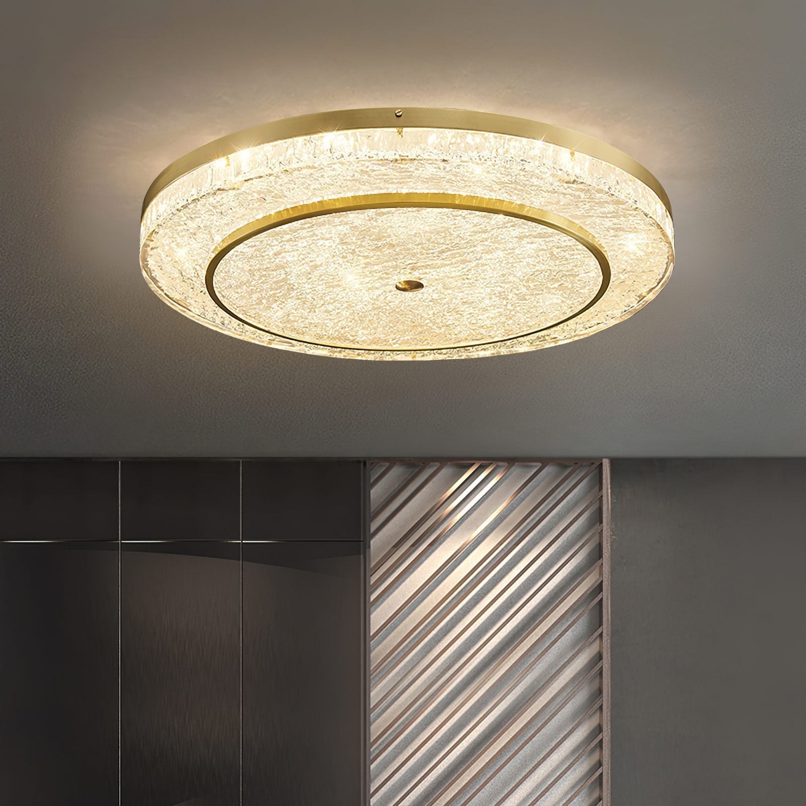 modern-luxury-brass-and-resin-flush-mount-ceiling-lamp-with-integrated-led-light