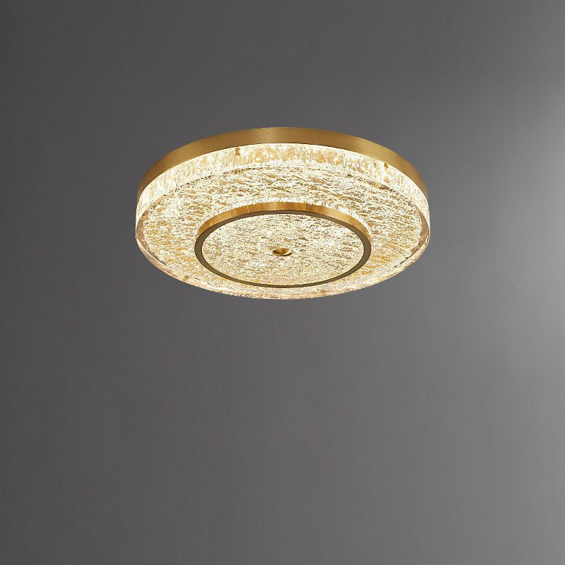 modern-luxury-brass-and-resin-flush-mount-ceiling-lamp-with-integrated-led-light