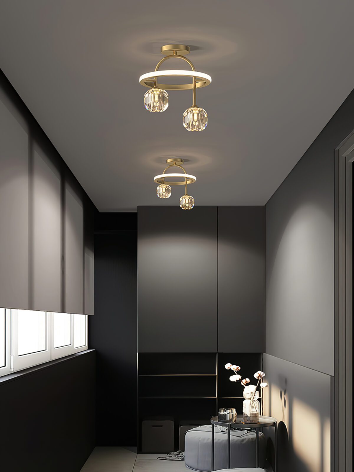 modern-crystal-u-shaped-flush-mount-ceiling-light-in-gold-with-integrated-led