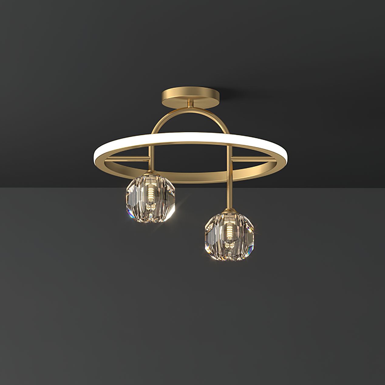modern-crystal-u-shaped-flush-mount-ceiling-light-in-gold-with-integrated-led