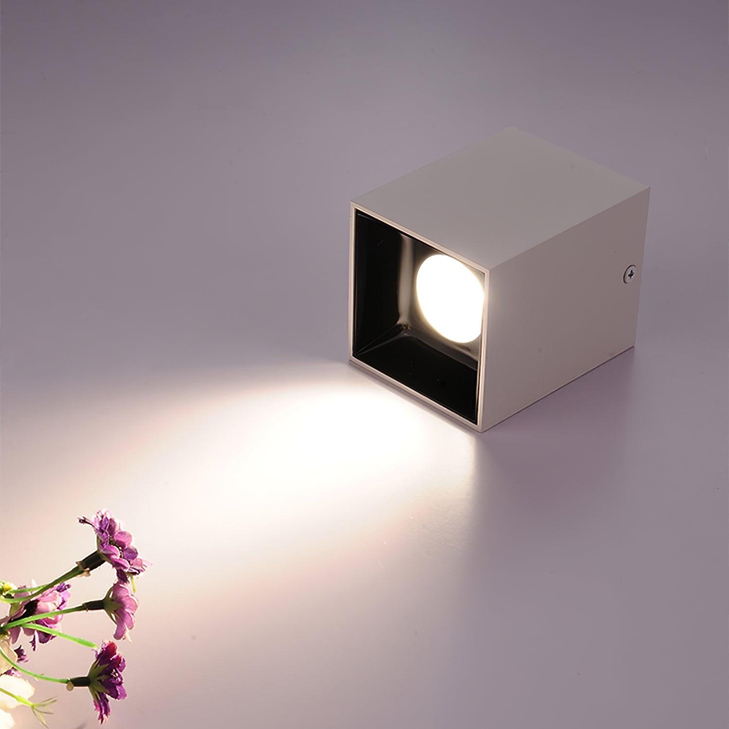 Square Cube LED Ceiling Spotlight for Modern Commercial and Residential Spaces