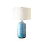blue-ceramic-table-lamp-with-reactive-glaze-finish-and-white-linen-drum-shade