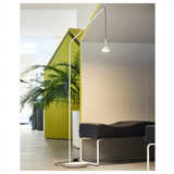 Cupolina Modern Dome Standing Floor Lamp with Minimalist Curved Black Metal Body