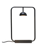 Modern Minimalist Cupolina Dome Table Lamp with Curved Metal Body for Reading and Office