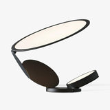 Modern Geometric Cut Adjustable Table Lamp with Integrated LED Lighting
