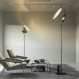 Modern Geometric Cut Adjustable Table Lamp with Integrated LED Lighting