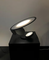 Modern Geometric Cut Adjustable Table Lamp with Integrated LED Lighting