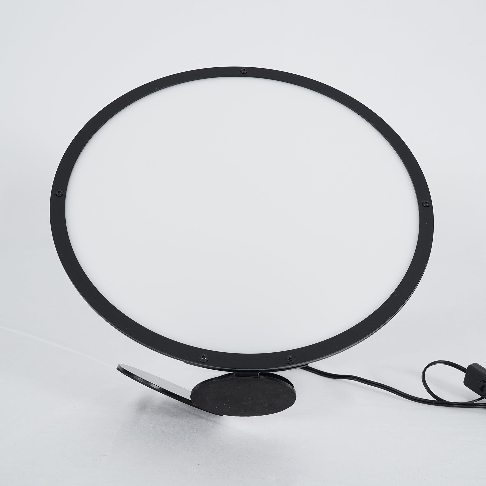 Modern Geometric Cut Adjustable Table Lamp with Integrated LED Lighting