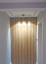 Rotatable Brass Cylinder Spotlight Flush Mount Ceiling Light for Modern Interiors