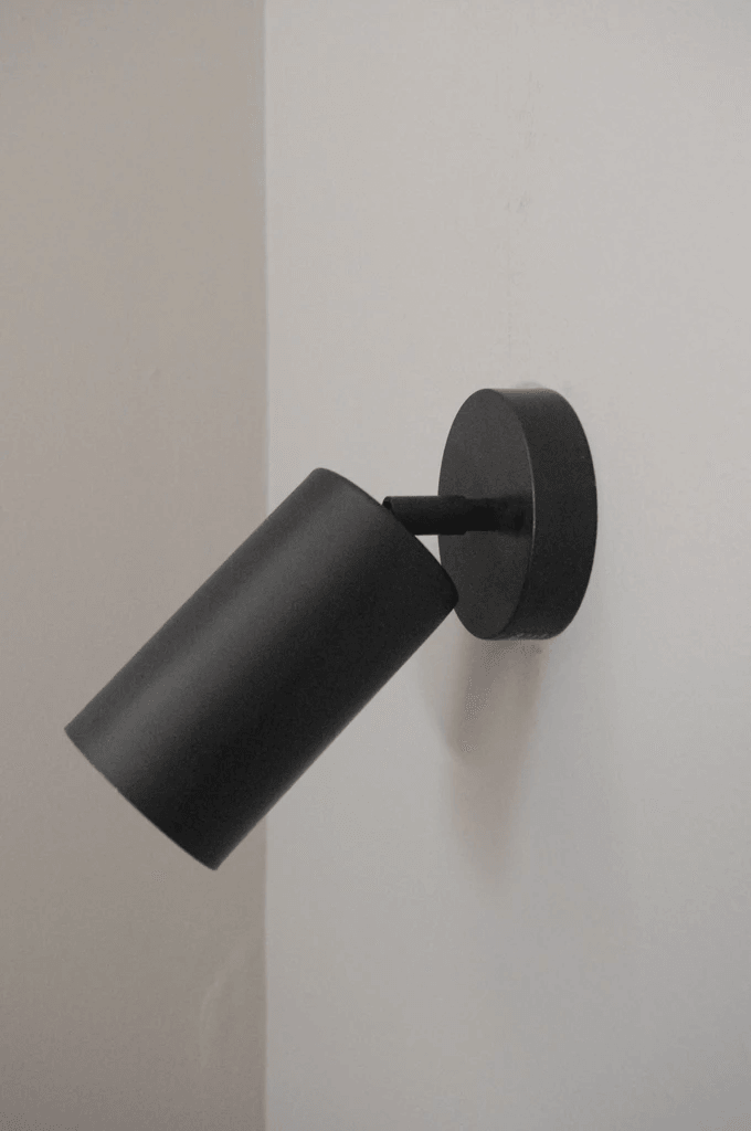 Rotatable Brass Cylinder Spotlight Flush Mount Ceiling Light for Modern Interiors