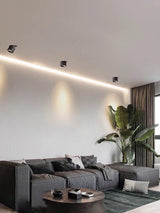 Modern Ember Recessed LED Ceiling Downlight Fixture Set of 2 for Living Room and Kitchen