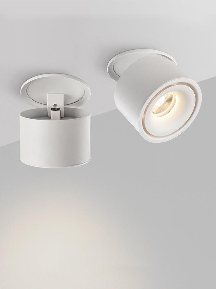 Modern Ember Recessed LED Ceiling Downlight Fixture Set of 2 for Living Room and Kitchen
