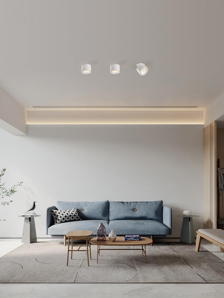 Modern Ember Recessed LED Ceiling Downlight Fixture Set of 2 for Living Room and Kitchen