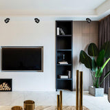 Modern Ember Recessed LED Ceiling Downlight Fixture Set of 2 for Living Room and Kitchen