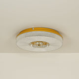 Ayla Round LED Flush Mount Ceiling Light Modern Low Profile Metal and Acrylic Fixture for Bedroom Hallway